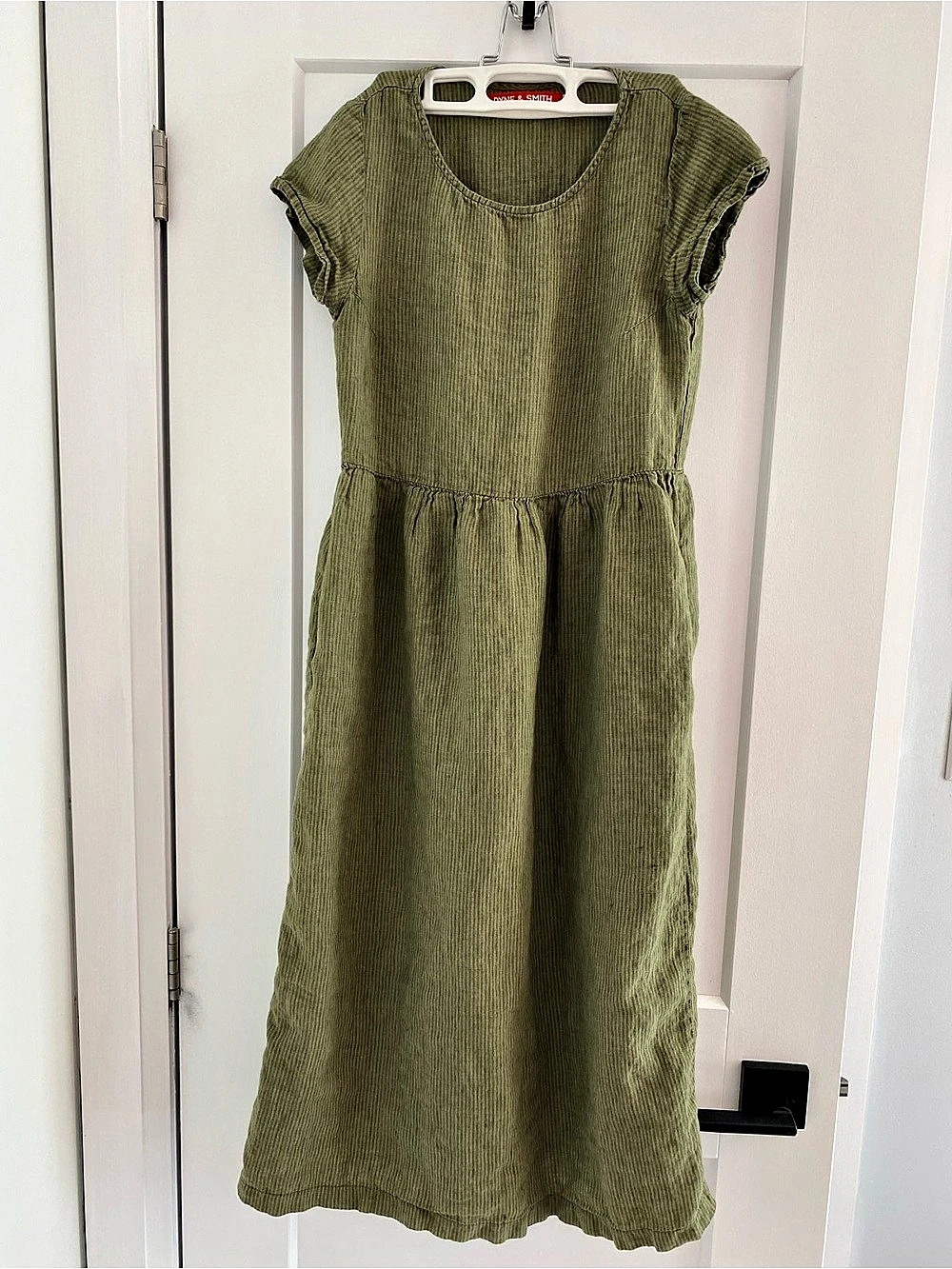 PYNE & SMITH No. 17 Dress in Fern Stripe